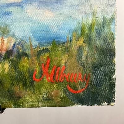 Sale Photo Thumbnail #87: Measures: 16" high x 20" wide
signed lower right corner