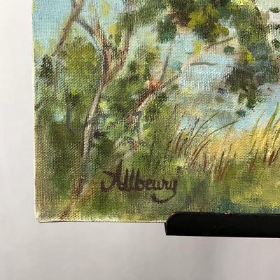 Sale Photo Thumbnail #95: Measures: 14" high x 18" wide
signed lower left corner