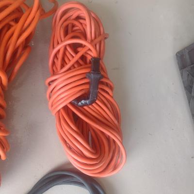 Assortment of Extension Cords Various Gauges and Lengths Choice B