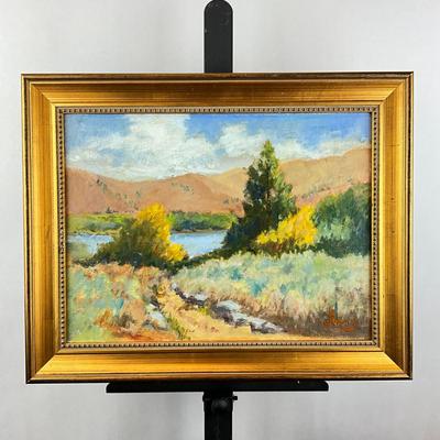 Sale Photo Thumbnail #96: Frame: 15.75" high x 19.75" wide
Board: 12" high x 16" high
signed lower right corner