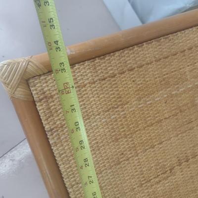 Rattan Design Three Drawer Dresser