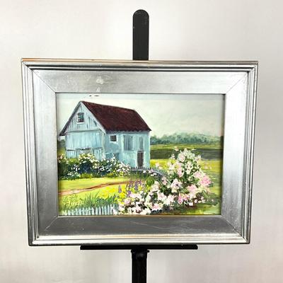 Sale Photo Thumbnail #114: Measures: 18" high x 21.5" wide framed 
no signature