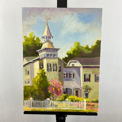 Sale Photo Thumbnail #116: Measures: 12" wide x 16" high- board 
signed lower right corner