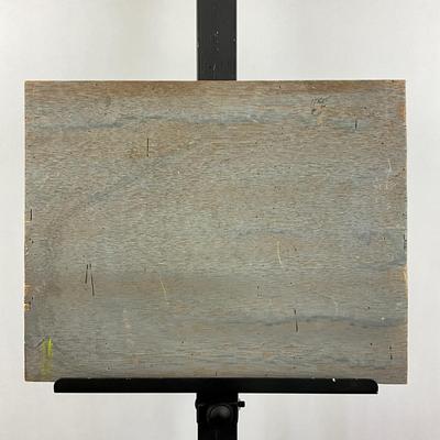 Sale Photo Thumbnail #120: Measures: 11" high x 14" wide- board 
signed lower left corner