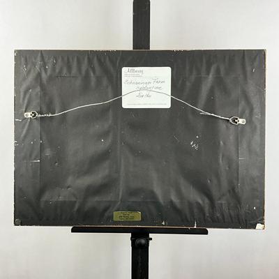 Sale Photo Thumbnail #135: Measures: 14.5" high x 20.5" wide framed 
signed lower right corner