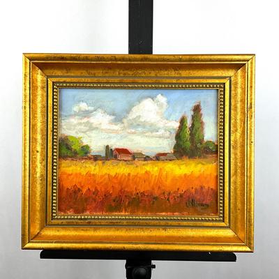 Sale Photo Thumbnail #140: Measures: 11.5" high x 13.5" high framed 
signed lower right corner