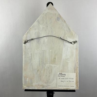 Sale Photo Thumbnail #144: Measures 12.5" wide x 19.5" high
sticker on back 
no signature