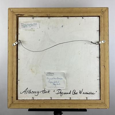 Sale Photo Thumbnail #146: Silver frame, measures: 19.5" square
signed lower right corner