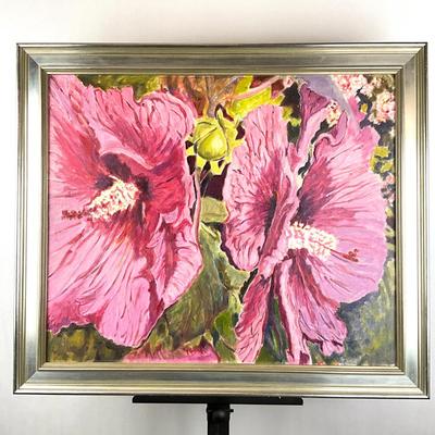 Sale Photo Thumbnail #152: Silver frame
Measures: 23.5" high x 27.5" wide
signed on back