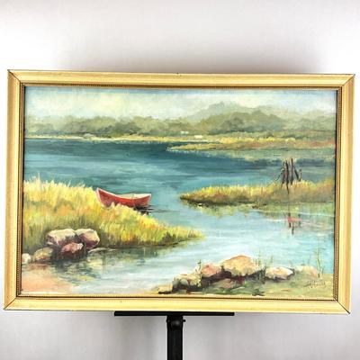 Sale Photo Thumbnail #155: Signed Lower right
Measures: 20" high x 30" wide