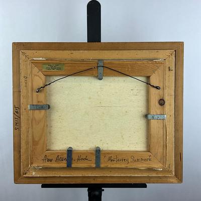 Sale Photo Thumbnail #162: Gold gilt frame
Measures: 15" high x 18" wide
signed lower right corner