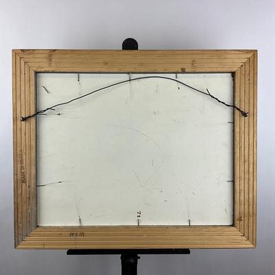 Sale Photo Thumbnail #165: No signature 
Measures: 18" high x 22" wide framed