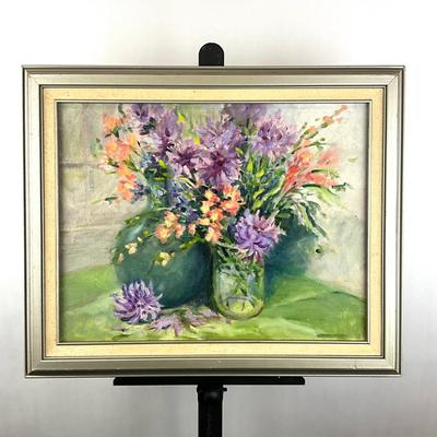 Sale Photo Thumbnail #164: No signature 
Measures: 18" high x 22" wide framed
