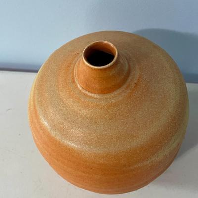 Vintage hand-thrown Japanese pottery vase