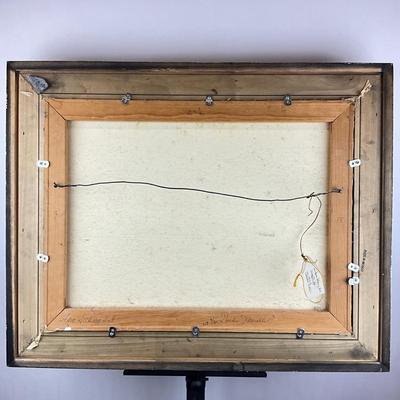 Sale Photo Thumbnail #194: Signed lower left
Silver gilt frame
Measures: 24" high x 30" wide