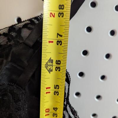 Vintage Black Lace Accent Full Slips Women's