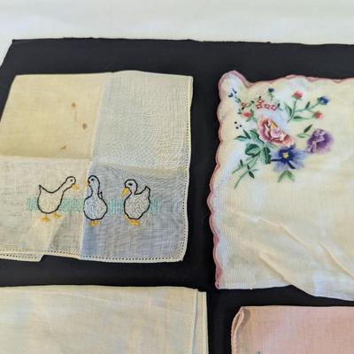 Vintage Embroidered Linen