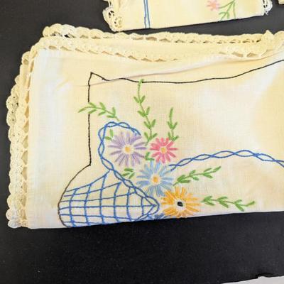 Vintage Embroidered Linen