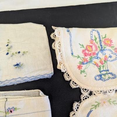 Vintage Embroidered Linen