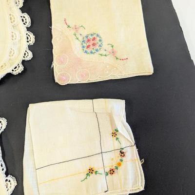 Vintage Embroidered Linen
