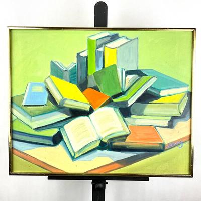 Sale Photo Thumbnail #211: Signed Lower right 
Measures: 16.5" high x 24" wide