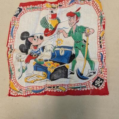 Peter Pan & Mickey Mouse Handkerchief