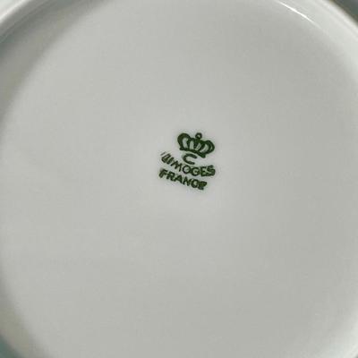 Limoges France 11pc bird dessert plate set
