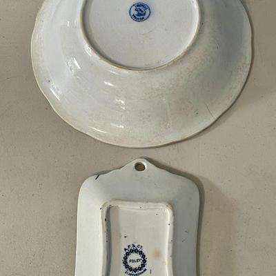 Trio of vintage stoneware