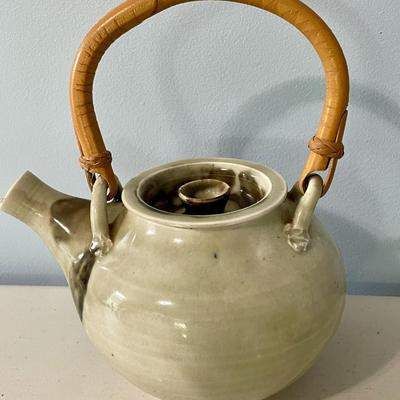 Vintage hand-thrown 6pc Japanese tea set by Maija Hay
