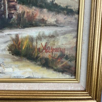Sale Photo Thumbnail #228: Signed bottom right
Measures: 23" high x 28.5" wide