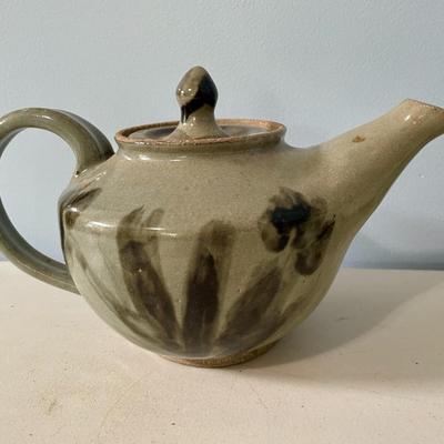 Vintage hand-thrown 9pc Japanese tea set by Maija Hay