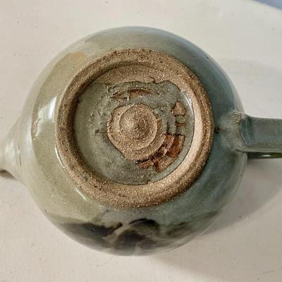 Vintage hand-thrown 9pc Japanese tea set by Maija Hay