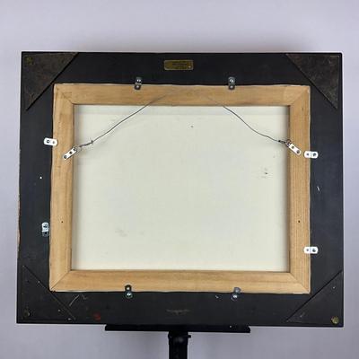 Sale Photo Thumbnail #236: Signed bottom right
Measures: 21.25" high x 25.25" wide in gold gilt frame