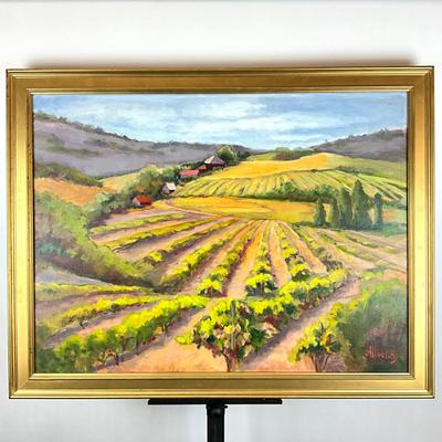 Sale Photo Thumbnail #245: Signed Bottom right
Measures: 27.5" high x 36" wide