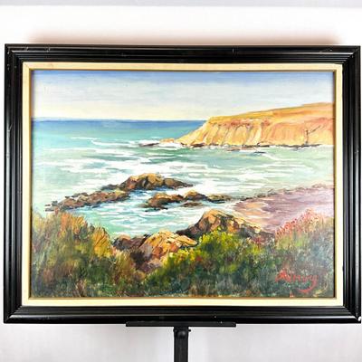 Sale Photo Thumbnail #248: Signed bottom right
Measures: 29" high x 37" wide- framed