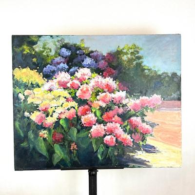 Sale Photo Thumbnail #264: Signed on back & bottom left
Measures: 24" high x 30" wide