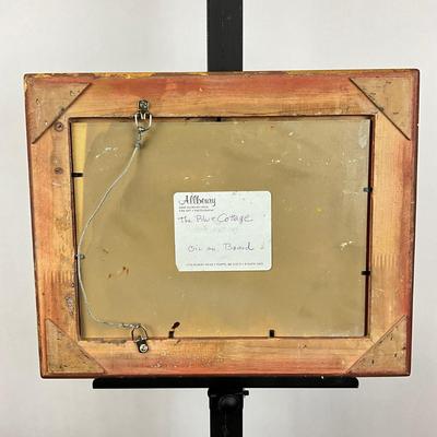 Sale Photo Thumbnail #280: Signed on back 
Measures: 12.5" high x 16" wide framed