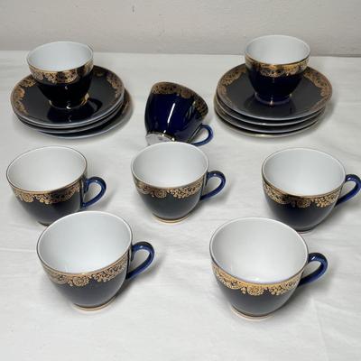 Lot 538 USSR made Demitasse Cups & Saucers