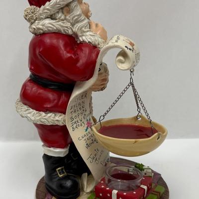 Santa Clause Statue checking List Figurine
