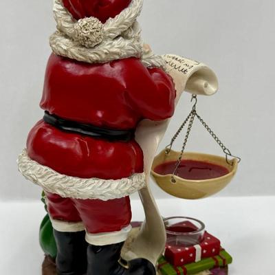 Santa Clause Statue checking List Figurine