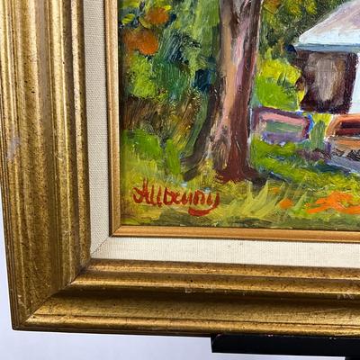 Sale Photo Thumbnail #305: Signed bottom left
Measures: 17" high x 21" wide