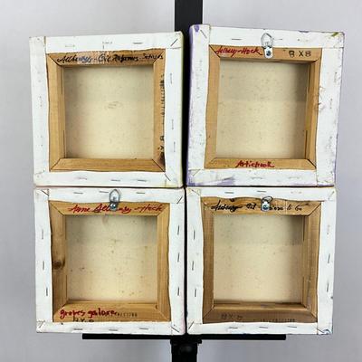 Sale Photo Thumbnail #308: Each has signature bottom right
Measures: 8" square (each)