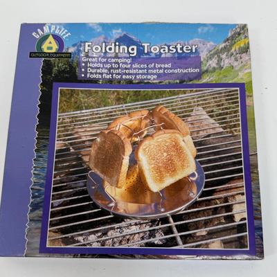 Campsite Folding Toaster New in Box