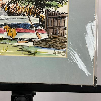 Sale Photo Thumbnail #320: Signed bottom right
Measures: 8" high x 10" wide