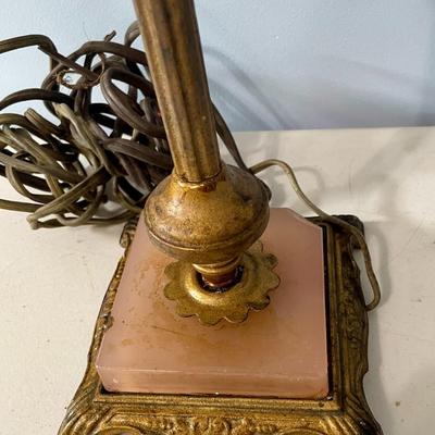 Pair of vintage lamps brass