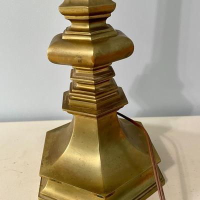 Pair of vintage lamps brass