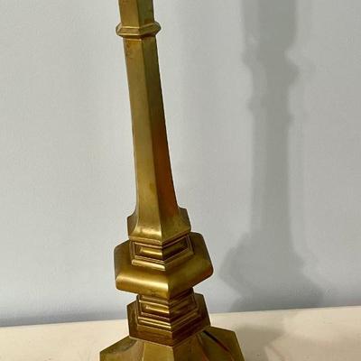 Pair of vintage lamps brass