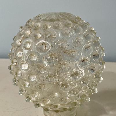 Vintage clear hobnail wall sconces + extras