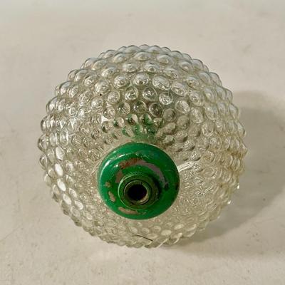 Vintage clear hobnail wall sconces + extras