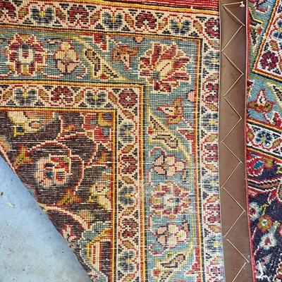 Persian hand-knotted "Heriz" area rug